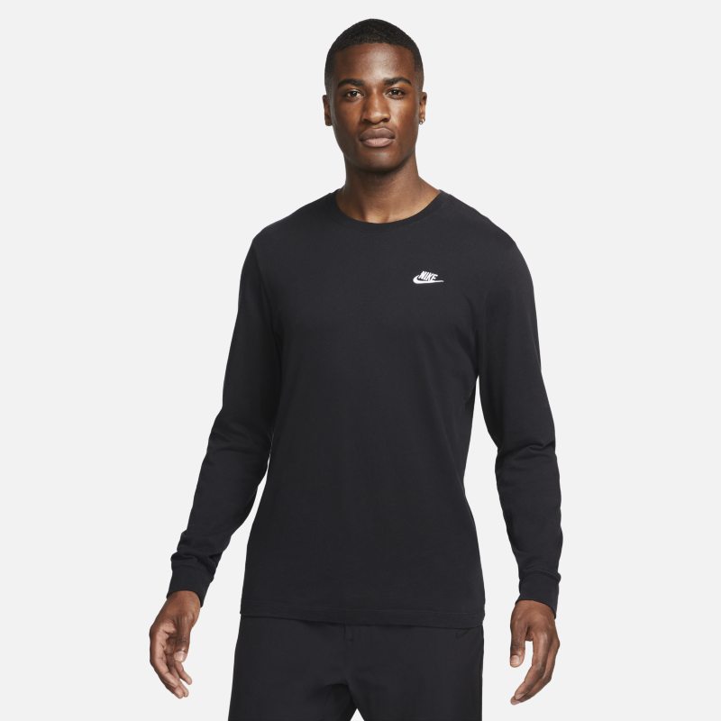 Nike Sportswear Men's Long-Sleeve T-Shirt - Black
