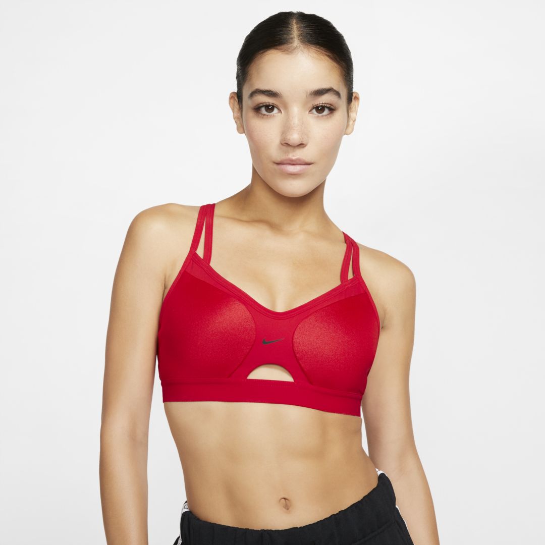 Nike Motion Adapt Indy Women's Medium-Support Sports Bra Size L (University Red)