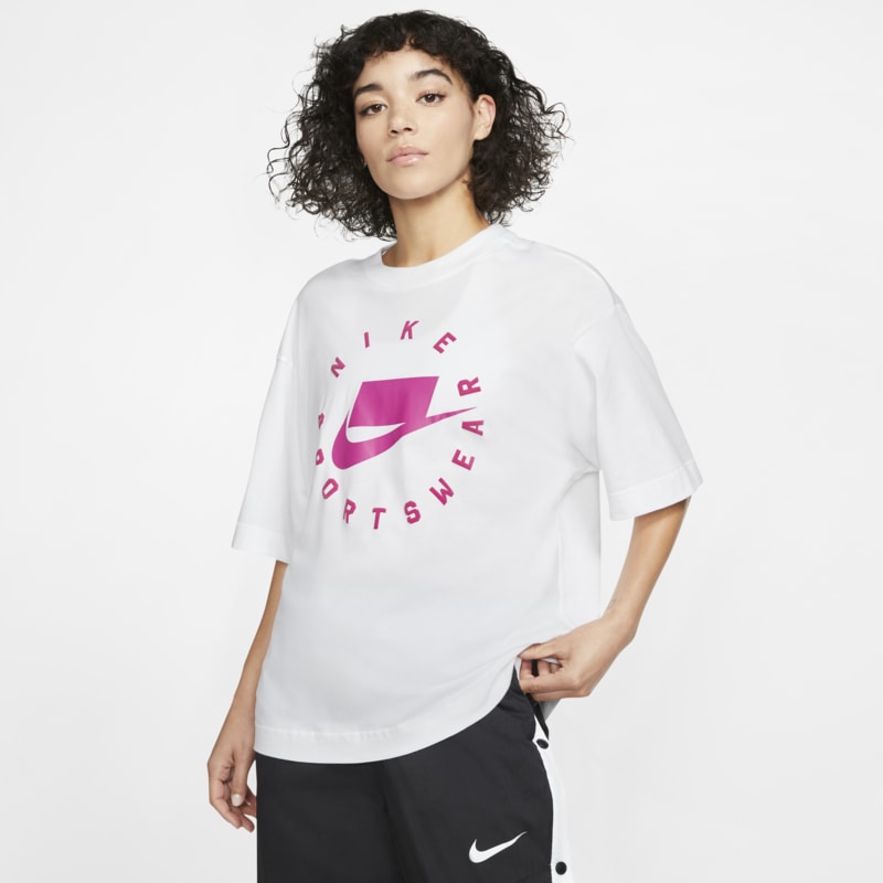 Kortärmad tröja Nike Sportswear - Vit