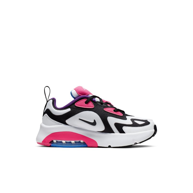 Image of Nike Air Max 200 White Hyper Pink Black (PS)