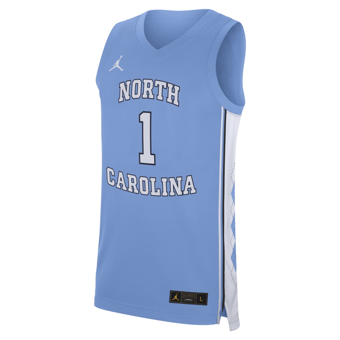 Jordan Nike Men's College Replica (unc) Basketball Jersey In Blue