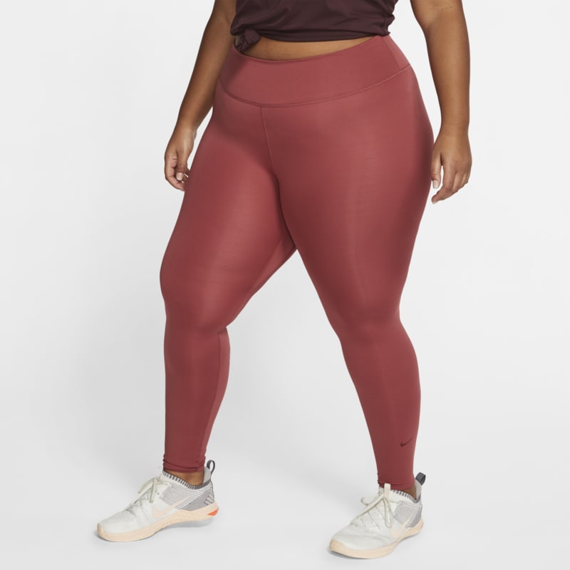 Nike große Größe - One Luxe Damen-Tights - Rot
