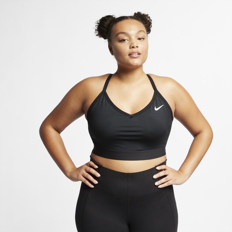 Nike große Größe - Indy Sport-BH mit leichtem Halt für Damen - Schwarz