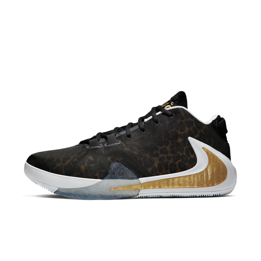 Nike Zoom Freak 1 'coming To America' Basketball Shoe In Multi-color/white/black/metallic Gold