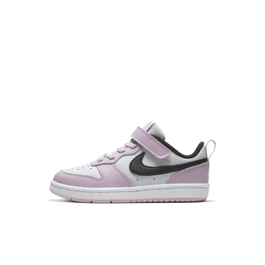 Nike Court Borough Low 2 Little Kids' Shoes In Grey