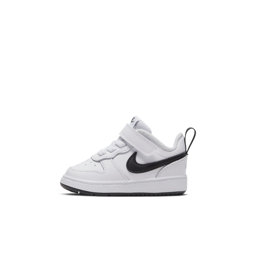 Nike Court Borough Low 2 Baby/toddler Shoes In White,black