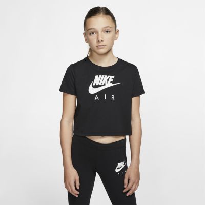 Укороченная футболка для девочек школьного возраста Nike Air