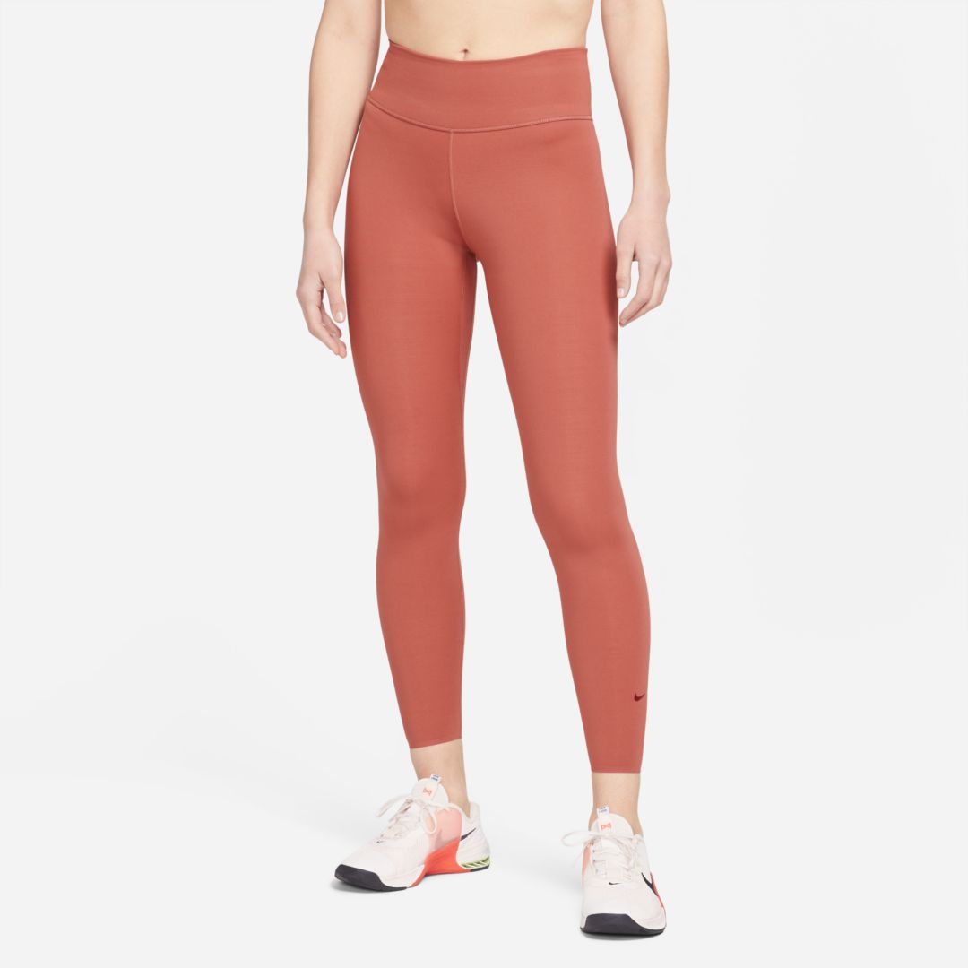 Nike Women's One Luxe Mid-rise 7/8 Leggings In Red