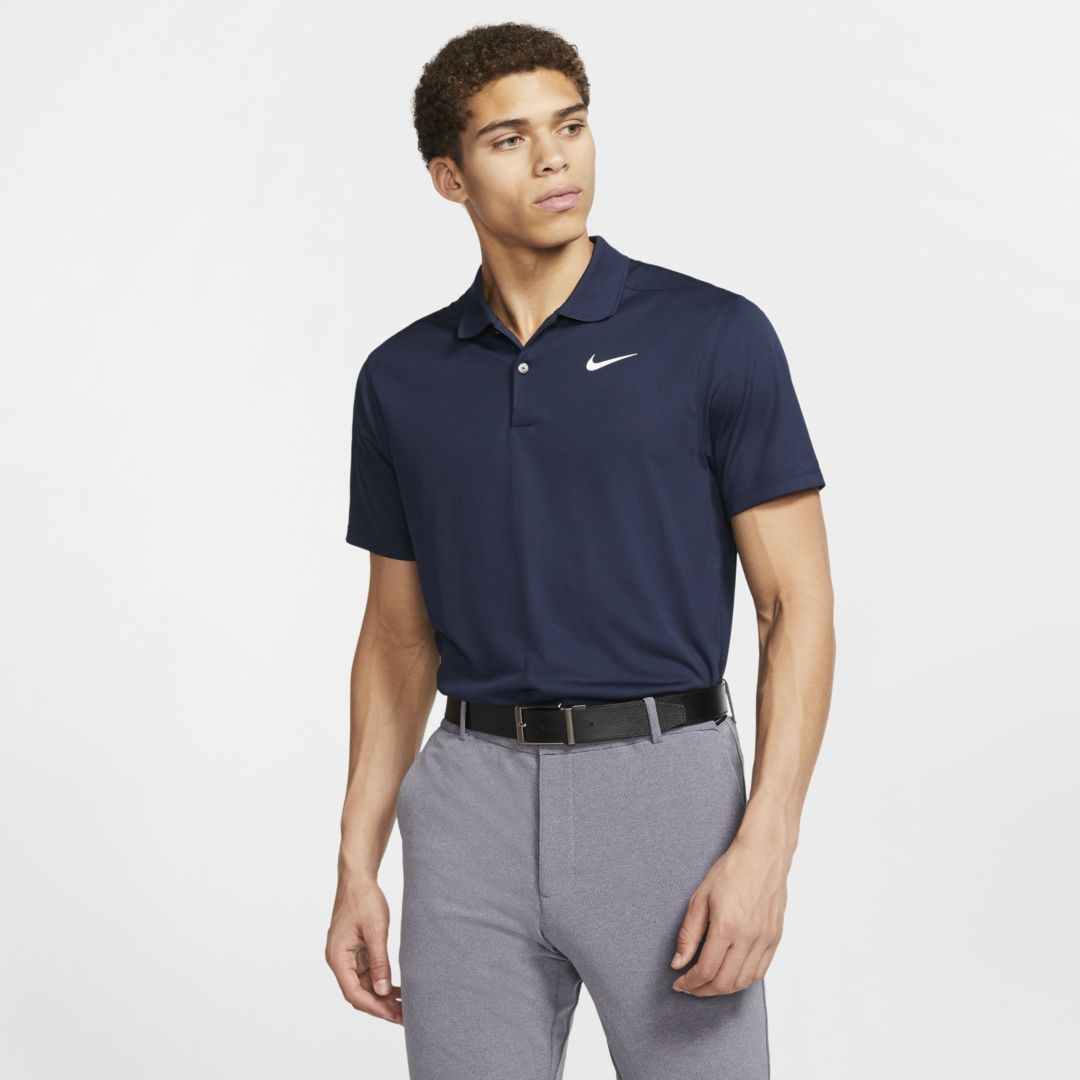 Shop Nike Men's Dri-fit Victory Menâs Golf Polo In Blue