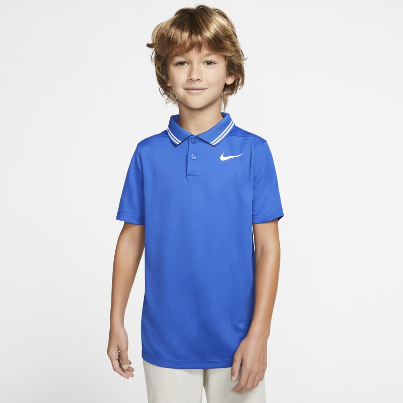 Nike Dri-FIT Victory Golf-Poloshirt für Jungen - Blau