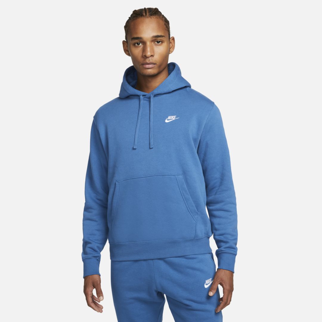 Nike Sportswear Club Fleece Pullover Hoodie In Blue
