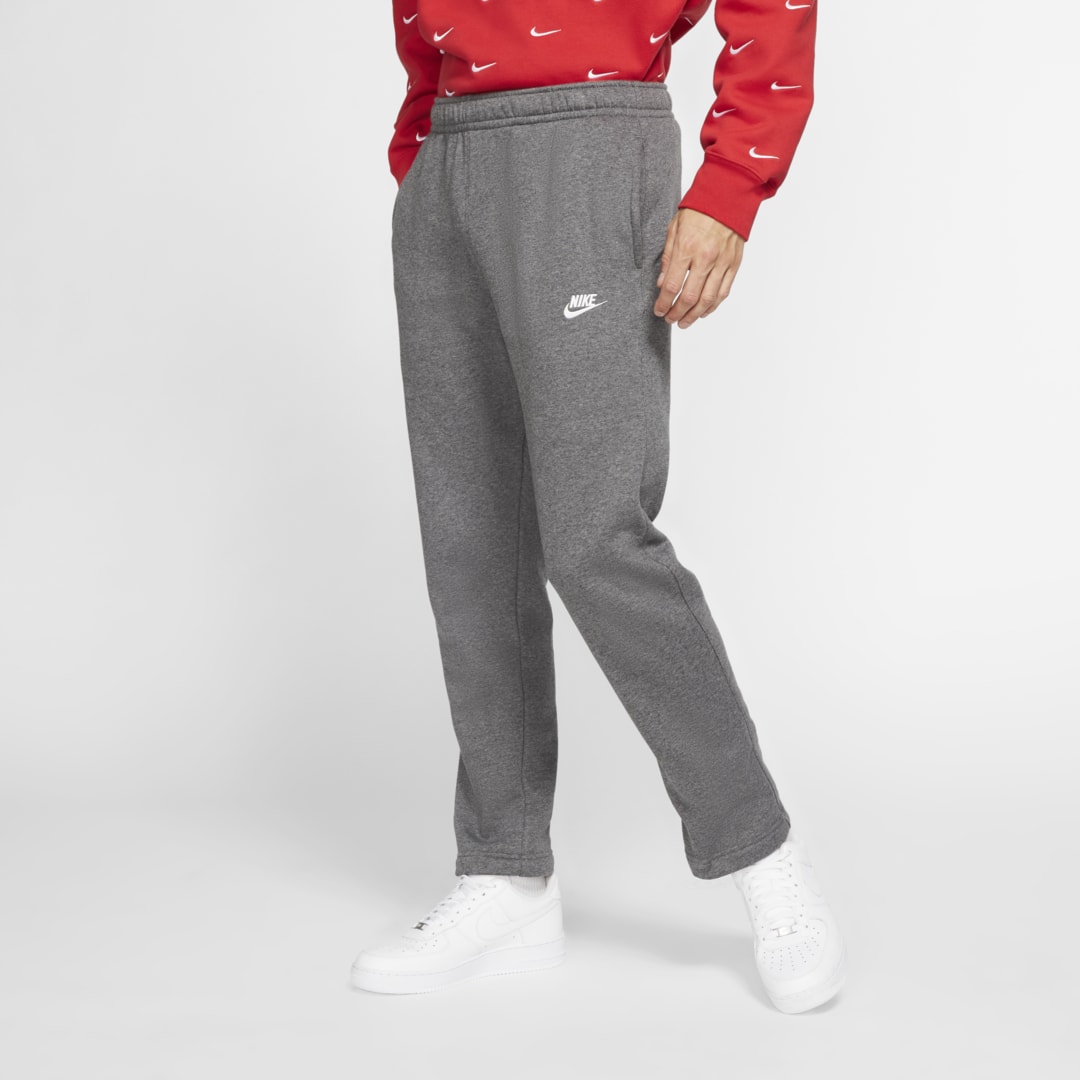 målbar ingen interval Nike Men's Club Fleece Closed Bottom Pants In Grey | ModeSens