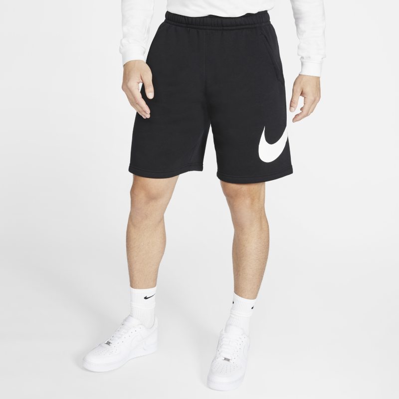 Nike Sportswear Club Men's Graphic Shorts - Black
