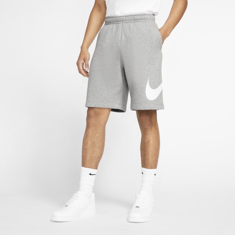 Nike Sportswear Club Men's Graphic Shorts - Grey