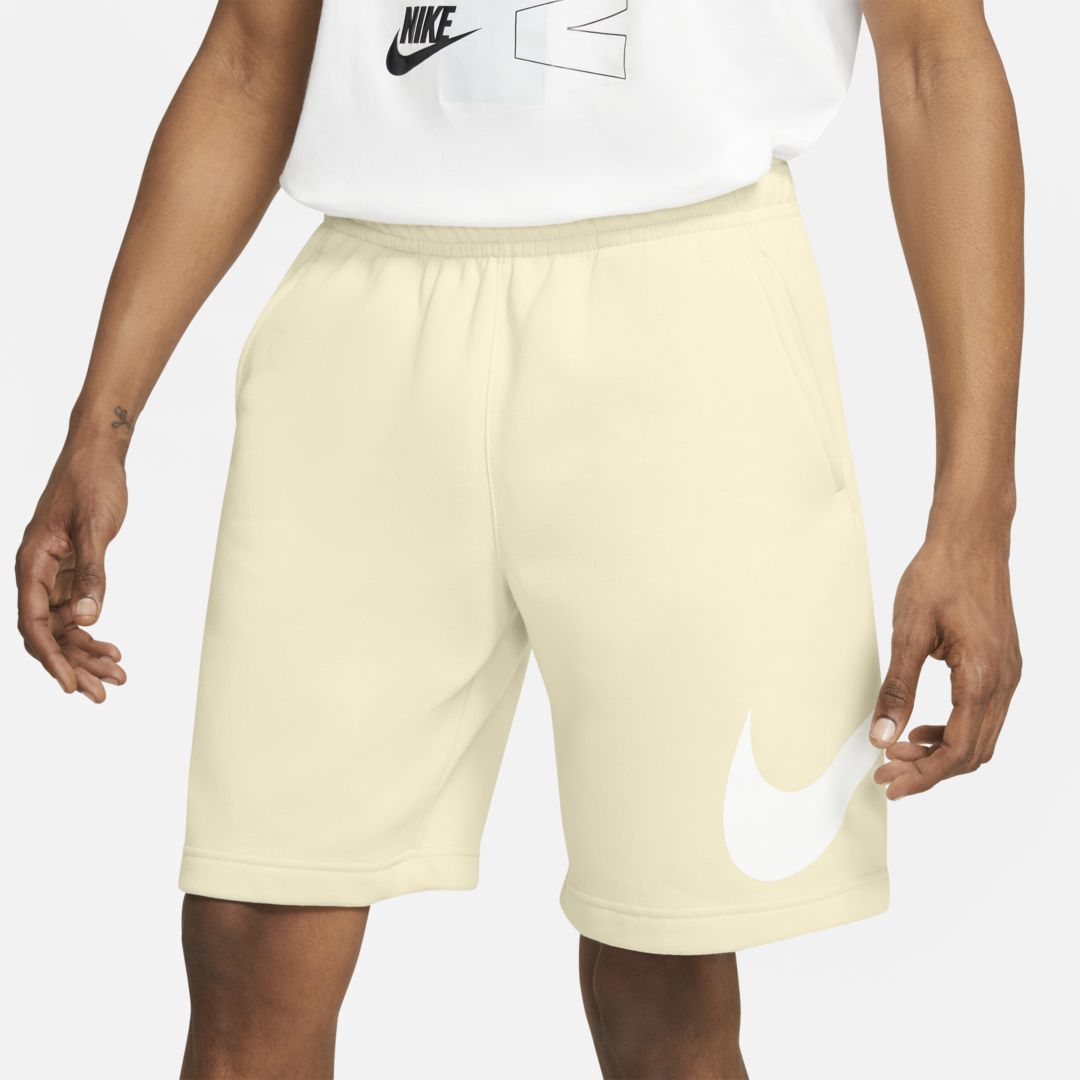 Nike Sportswear Club Men's Graphic Shorts In White