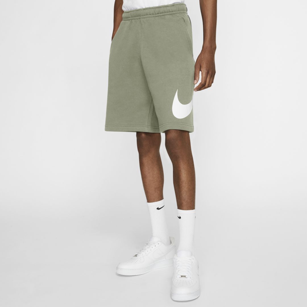 Nike Sportswear Club Men's Graphic Shorts In Green