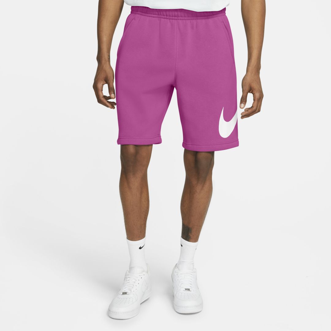 Nike Sportswear Club Men's Graphic Shorts In Red