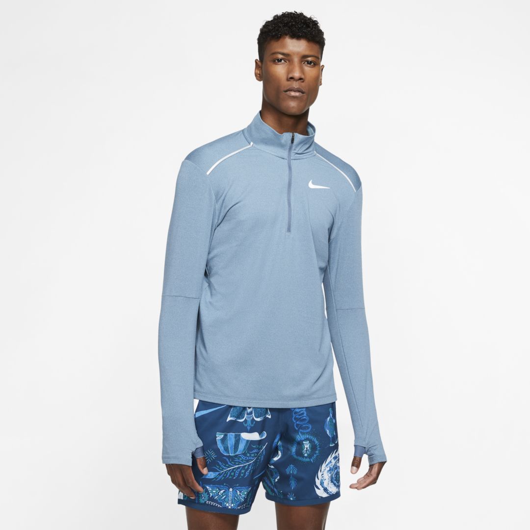 Nike Element 3.0 Men's 1/2-zip Running Top In Blue