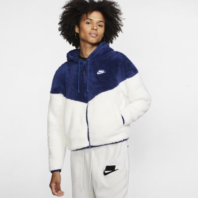 women's sherpa jacket nike sportswear windrunner