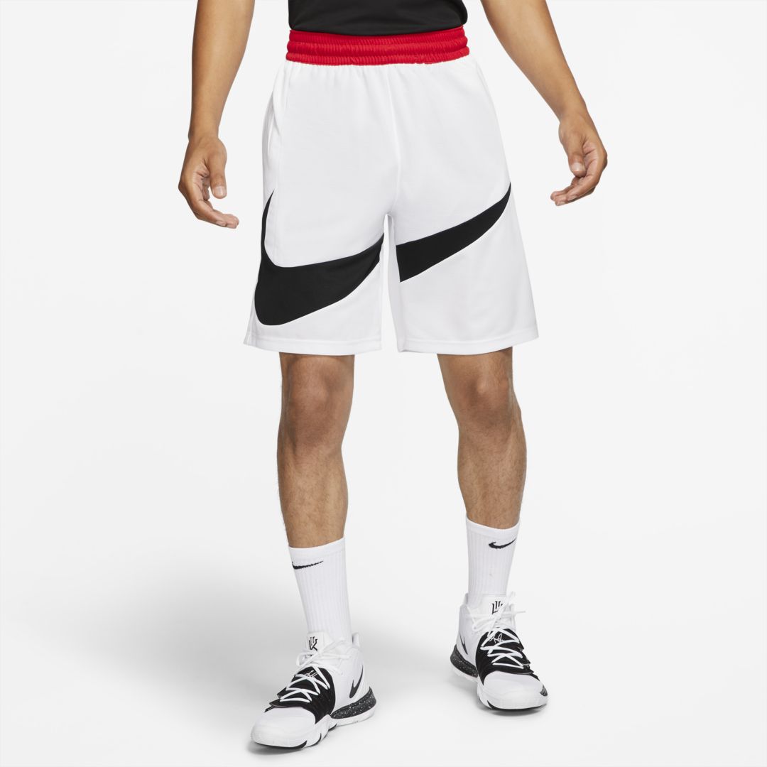 Nike Men's Dri-fit Basketball Shorts In White,black