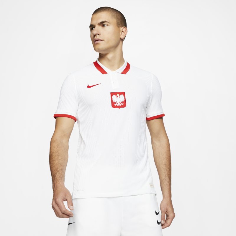 Polen 2020 Vapor Match Home Herren-Fußballtrikot - Weiß