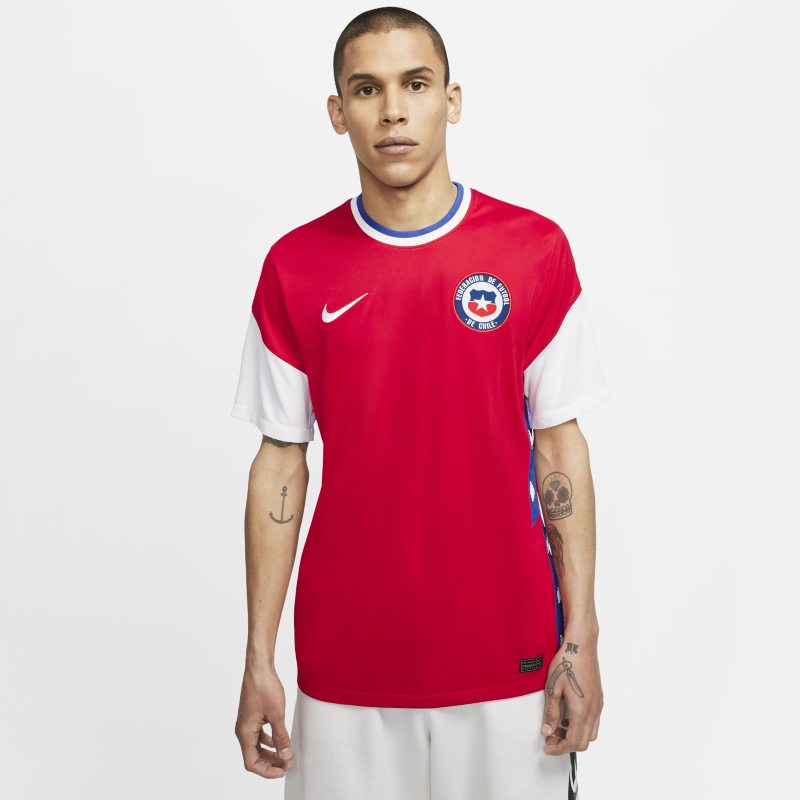 Chile 2020/21 Stadium Home Men's Football Shirt - Red