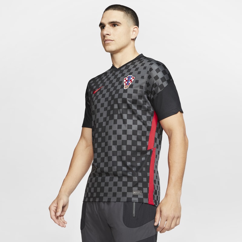 Croatia 2020 Stadium Away Men's Football Shirt - Black