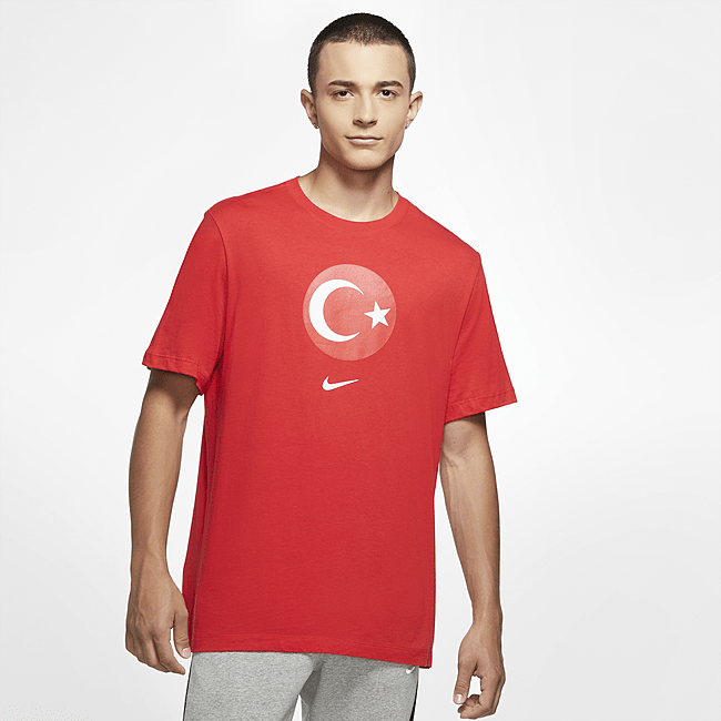 фото Мужская игровая футболка turkey - красный