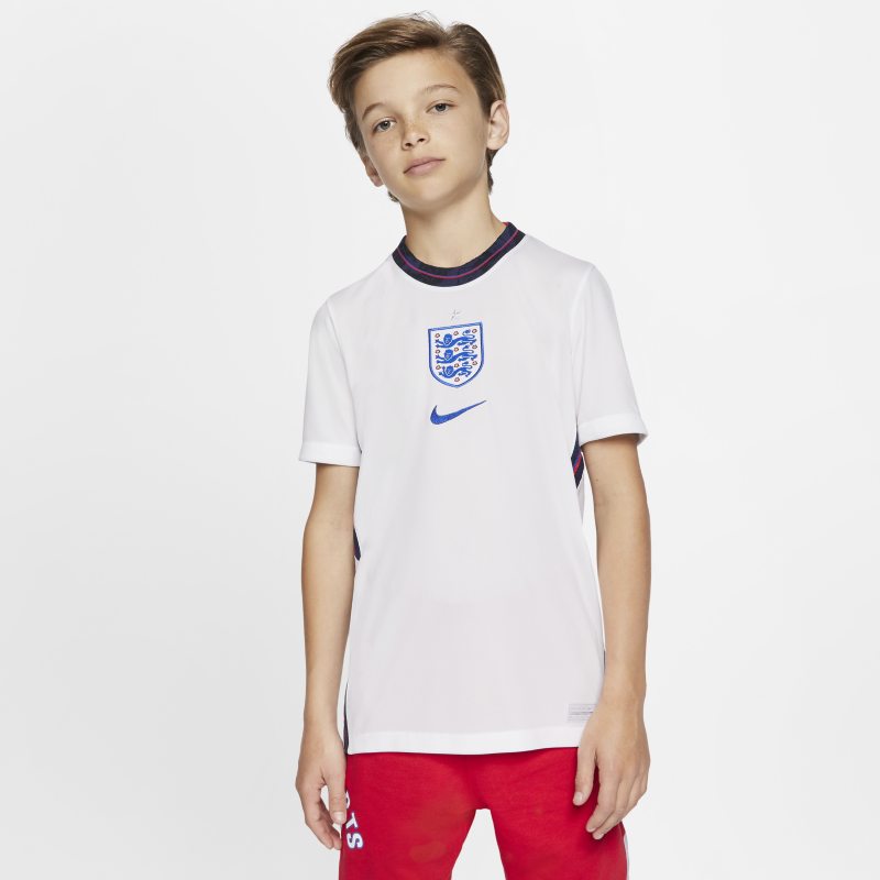 England 2020 Stadium Home Older Kids' Football Shirt - White