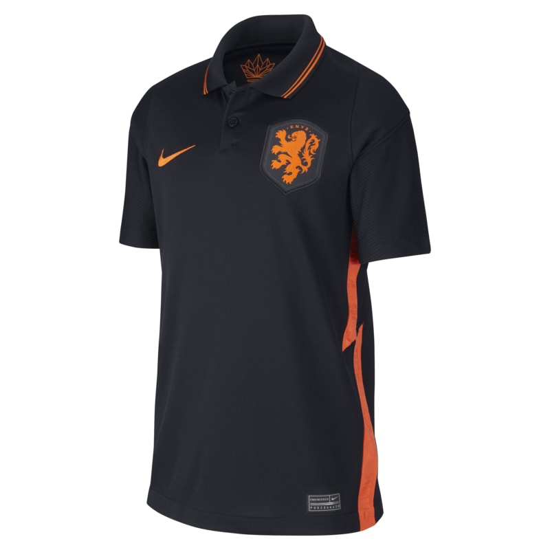 Netherlands 2020 Stadium Away Older Kids' Football Shirt - Black
