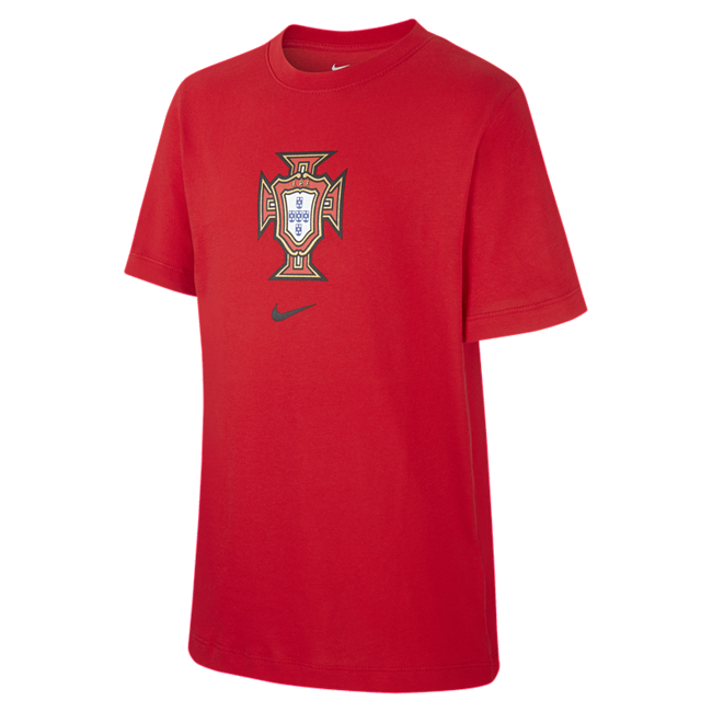 фото Игровая футболка для школьников portugal - красный