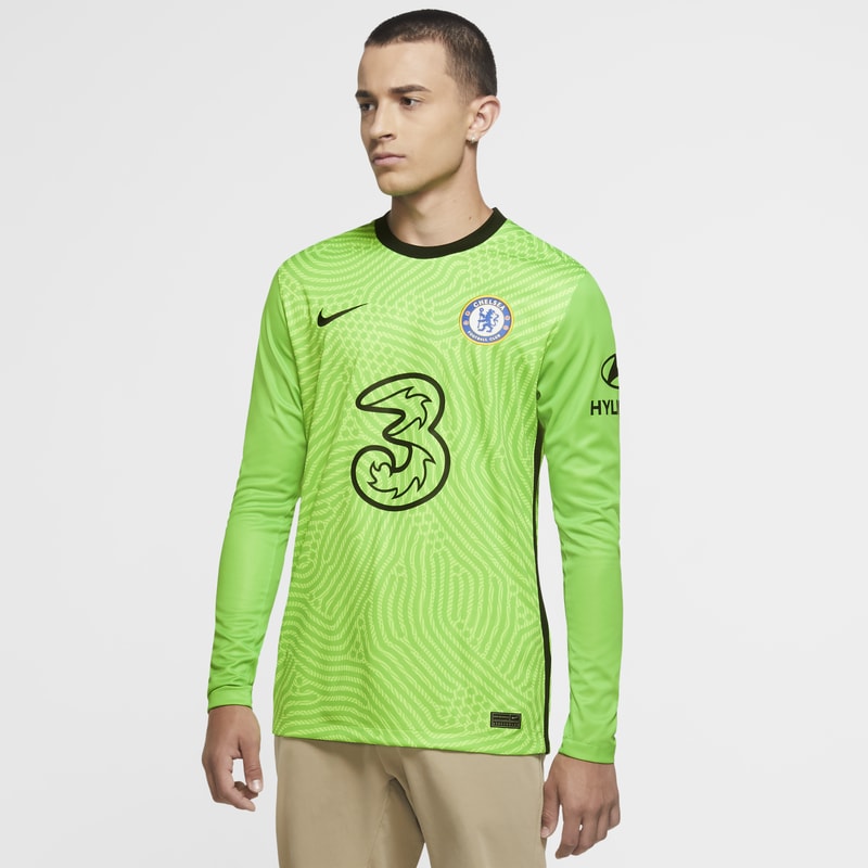 Chelsea F.C. 2020/21 Stadium Goalkeeper Men's Football Shirt - Green
