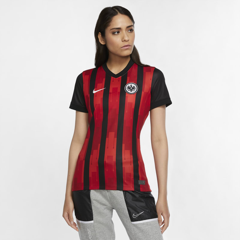 Eintracht Frankfurt 2020/21 Stadium Home Women's Football Shirt - Black