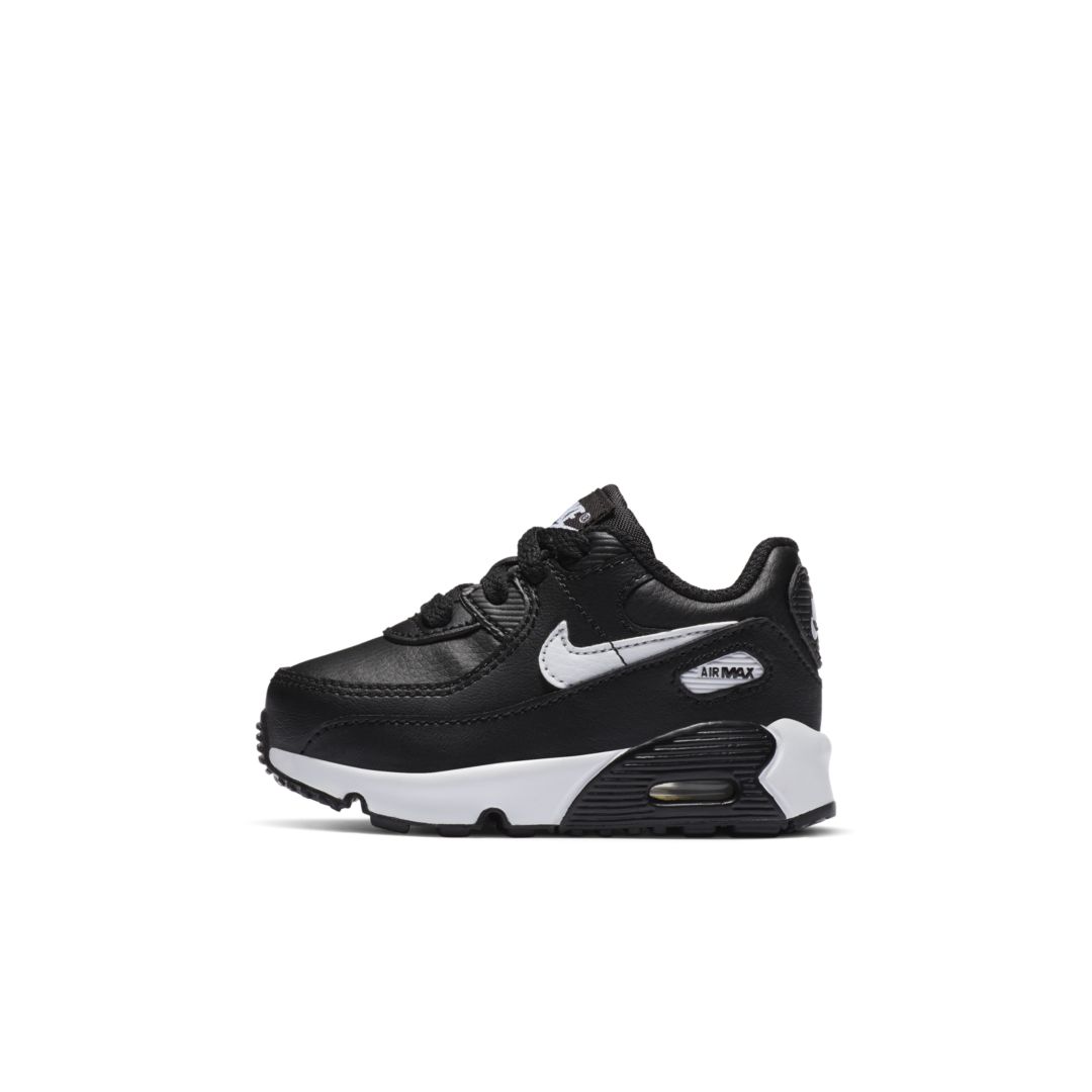 Shop Nike Air Max 90 Ltr Baby/toddler Shoes In Black,black,white