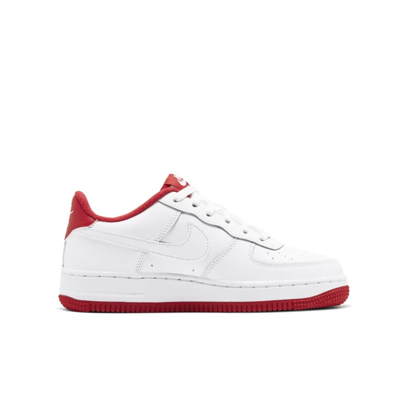 Image of Nike Air Force 1 White University Red (GS)