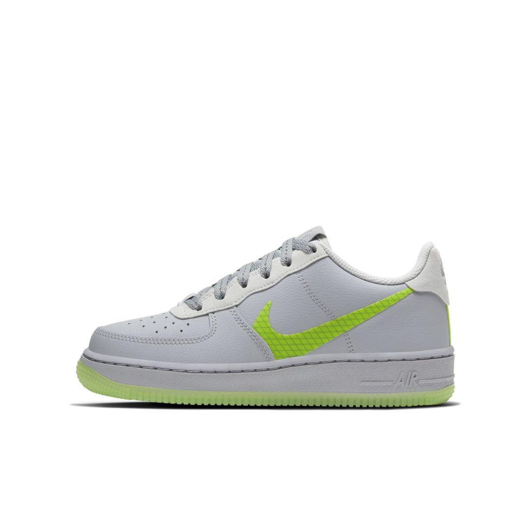 Nike Air Force 1 Lv8 3 Big Kids' Shoe In Grey