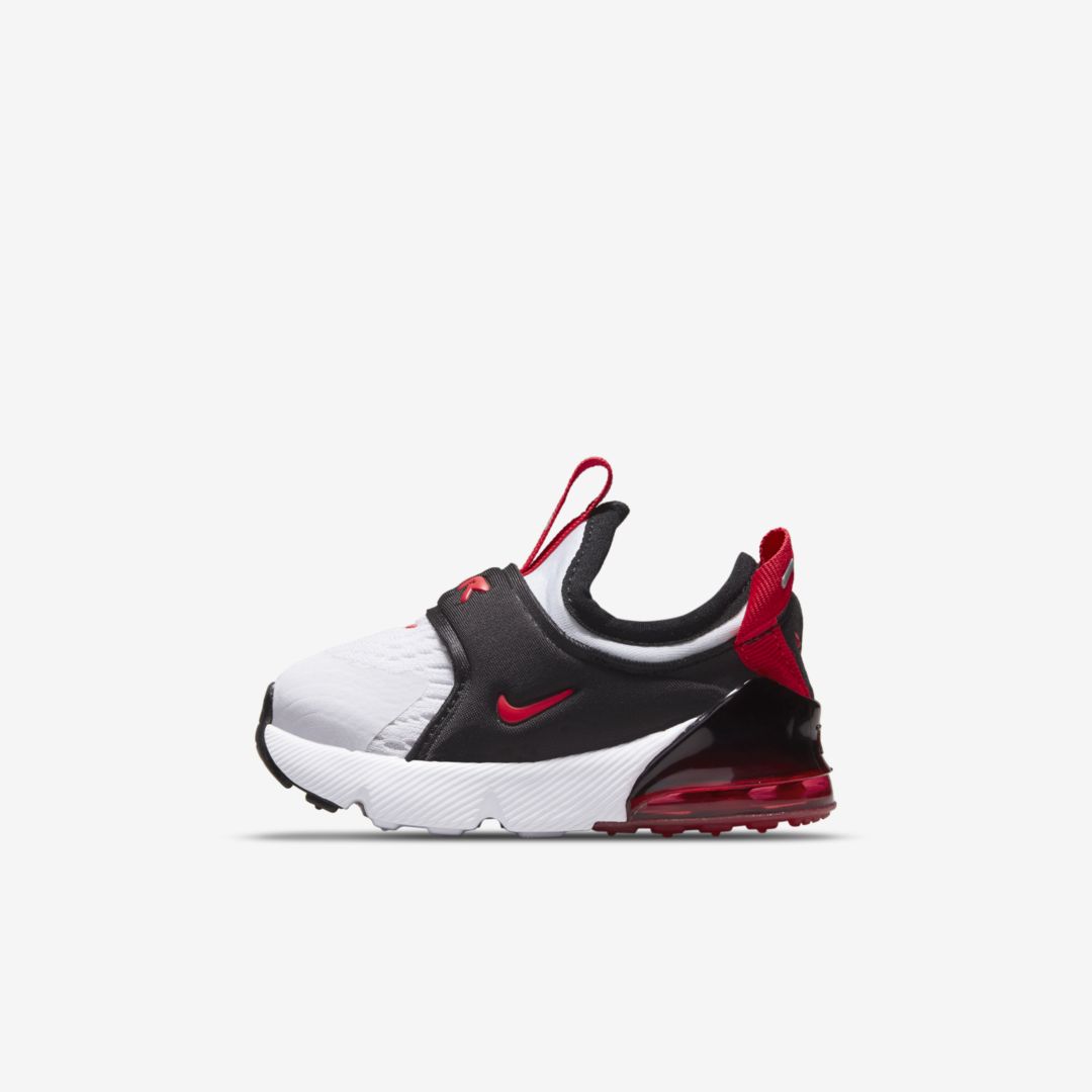 Nike Air Max 270 Extreme Baby/toddler Shoe In White,black,university Red,siren Red