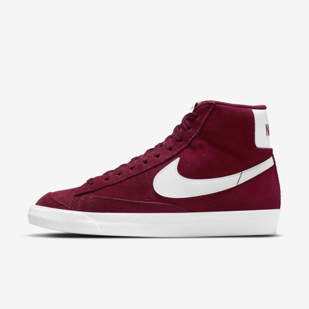 Nike Men's Blazer Mid '77 Suede Shoes In Red
