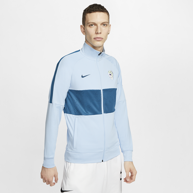 фото Мужская футбольная куртка slovenia - синий