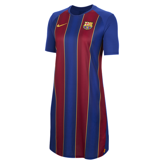 фото Футбольное платье из ткани джерси fc barcelona - синий