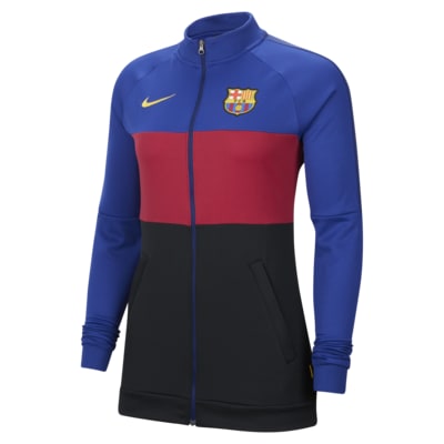 фото Женская футбольная куртка fc barcelona