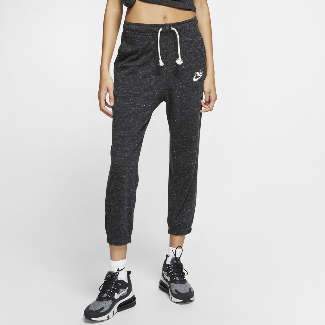 Nike Women's Sportswear Gym Vintage Distressed Pants In Black