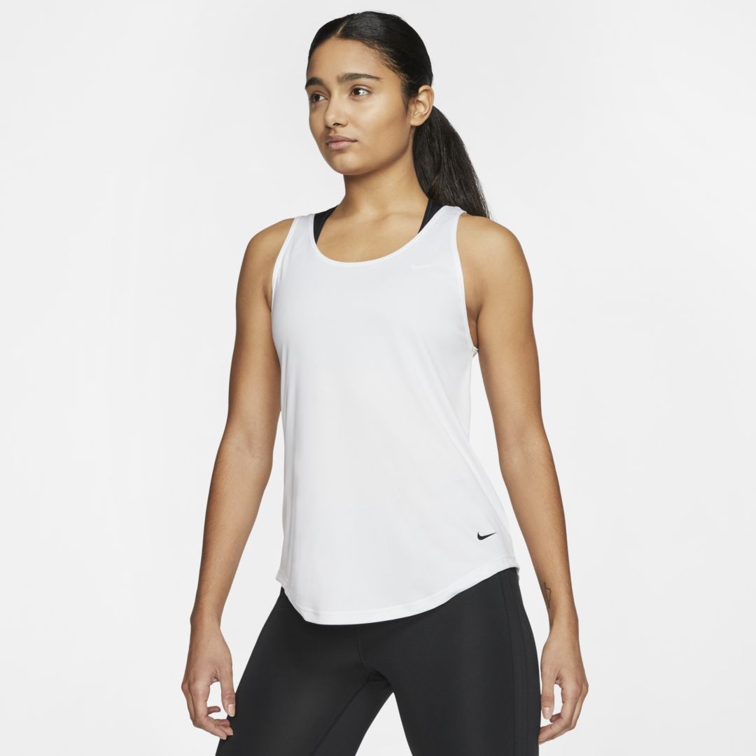 Nike Dri-fit Victory Womens Training Tank In White