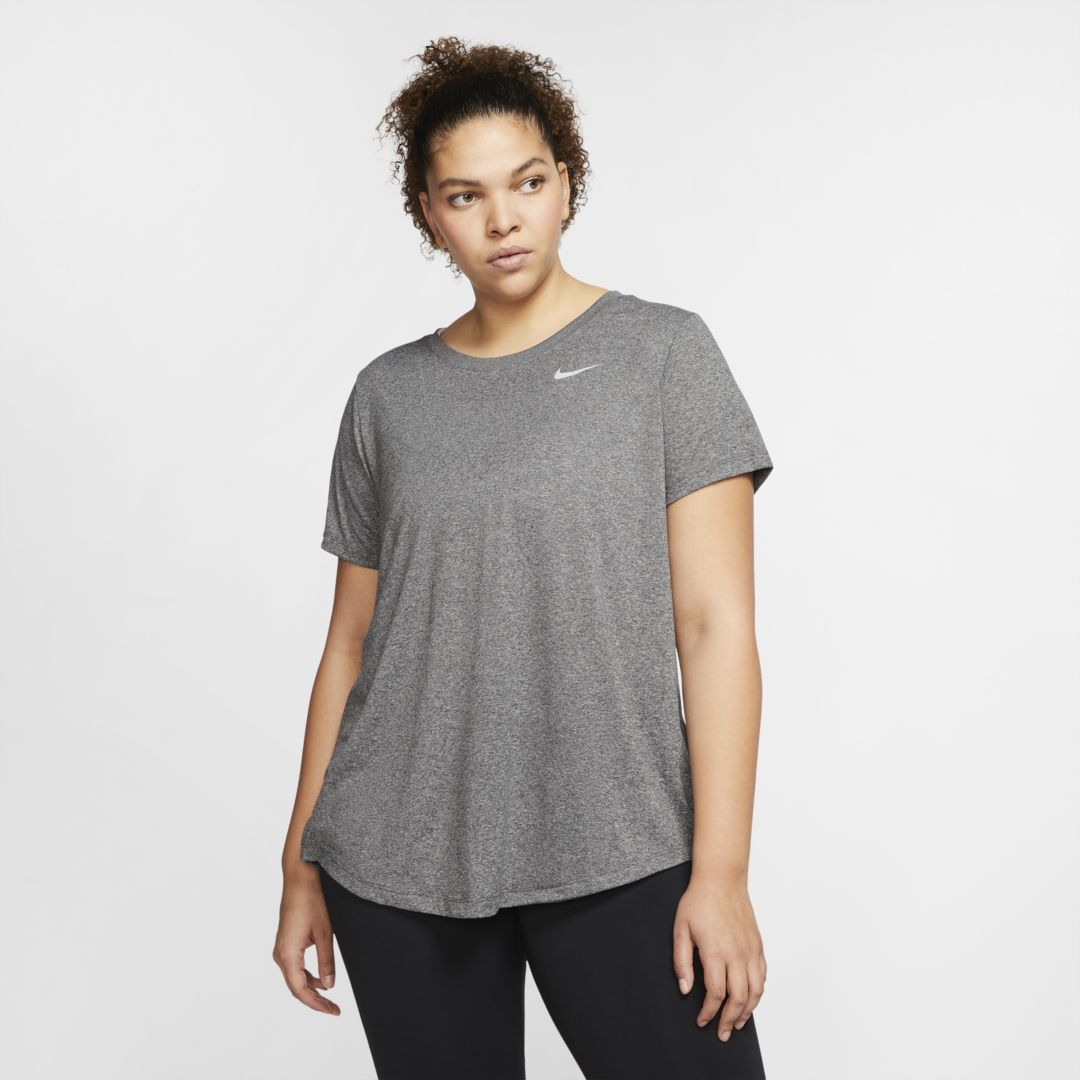 Nike Dri-fit Legend Women's Training T-shirt In Black,heather,white