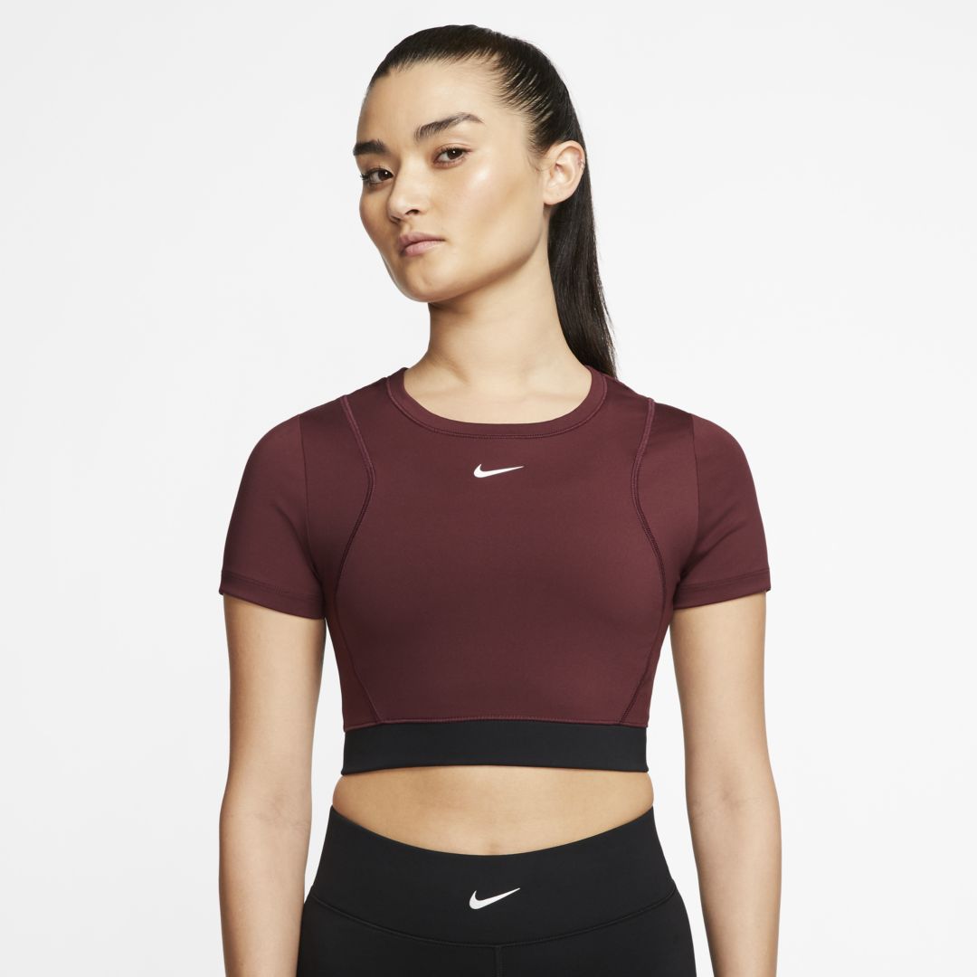 Nike Pro Aeroadapt Womens Crop Top In Purple