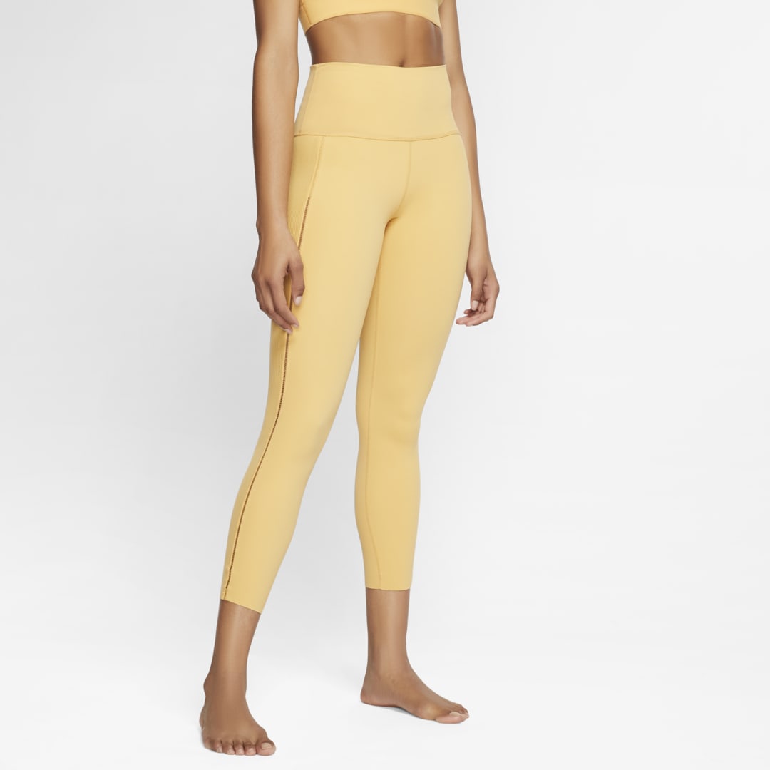 NIKE YOGA LUXE WOMEN'S INFINALON RIBBED 7/8 TIGHTS