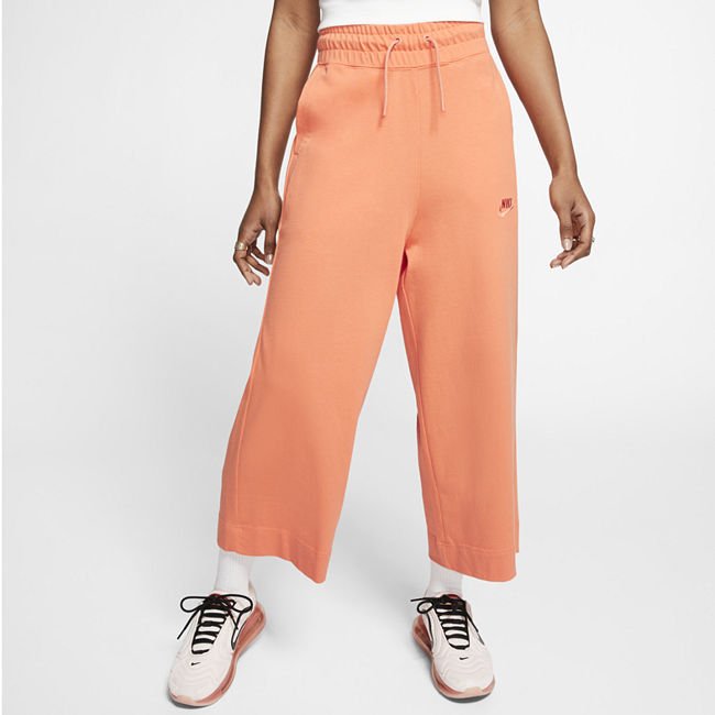 фото Женские капри из ткани джерси nike sportswear - оранжевый