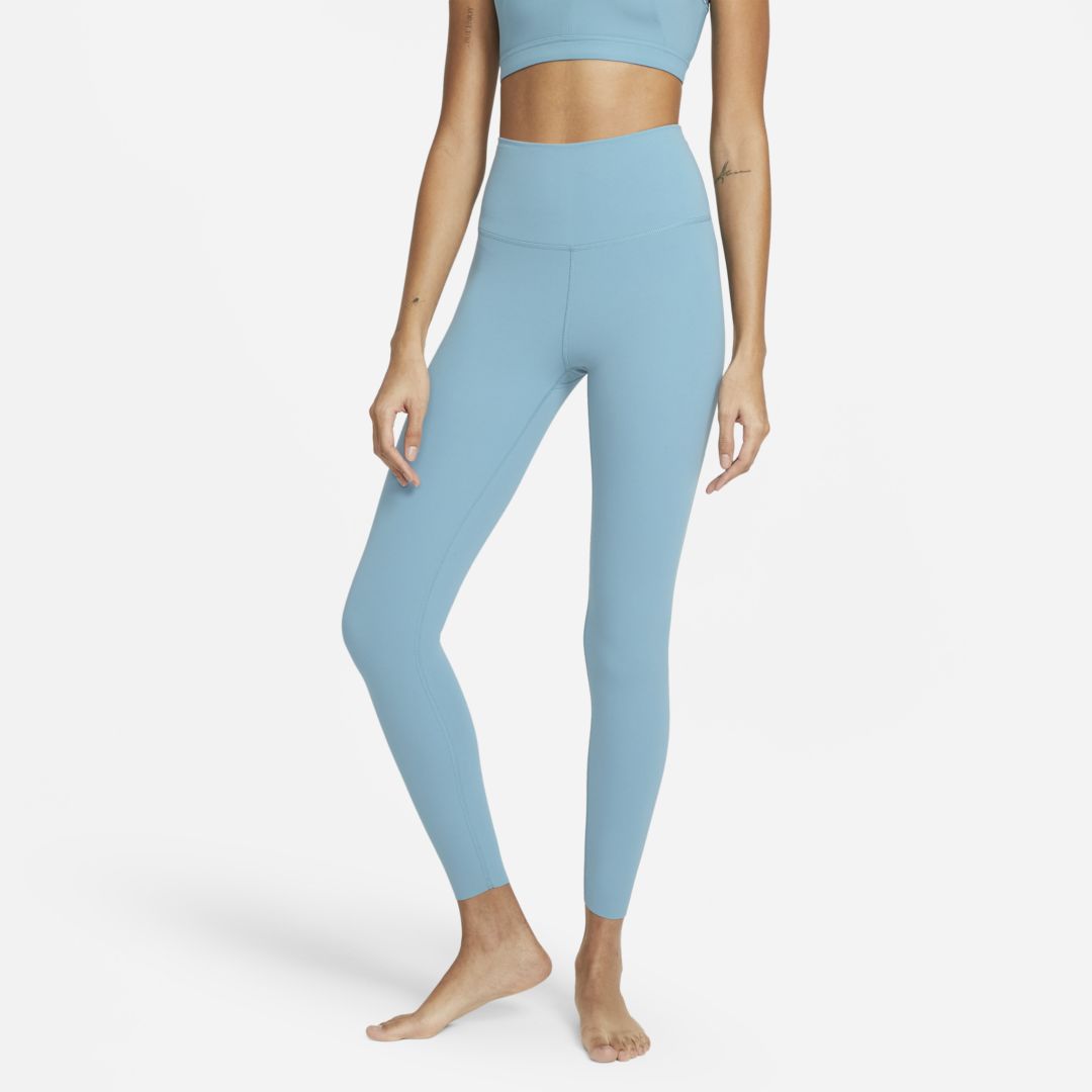 Nike Yoga Dri-fit Luxe Women's High-waisted 7/8 Infinalon Leggings In Cerulean,light Armory Blue