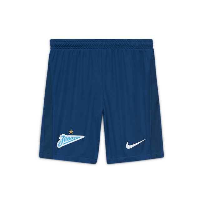 фото Футбольные шорты для школьников из домашней/выездной формы фк «зенит» 2020/21 stadium - синий