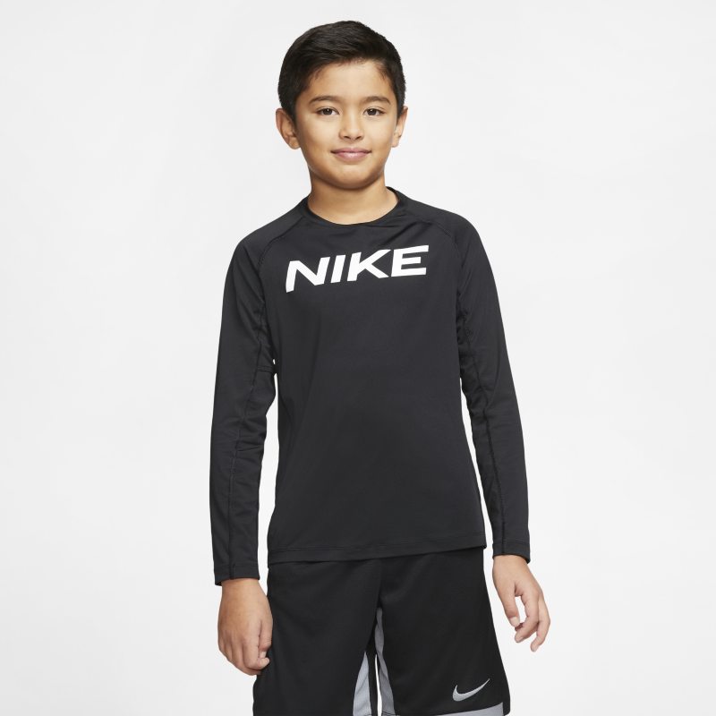 Nike Pro Camiseta de entrenamiento de manga larga - Niño - Negro Nike